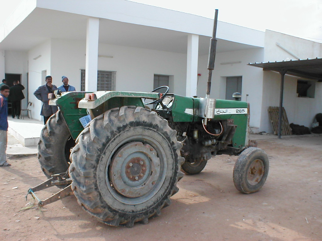 SPAD sur tracteur en Tunisie. 